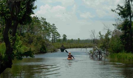Bennet Bayou with Kayaker - LaSalle