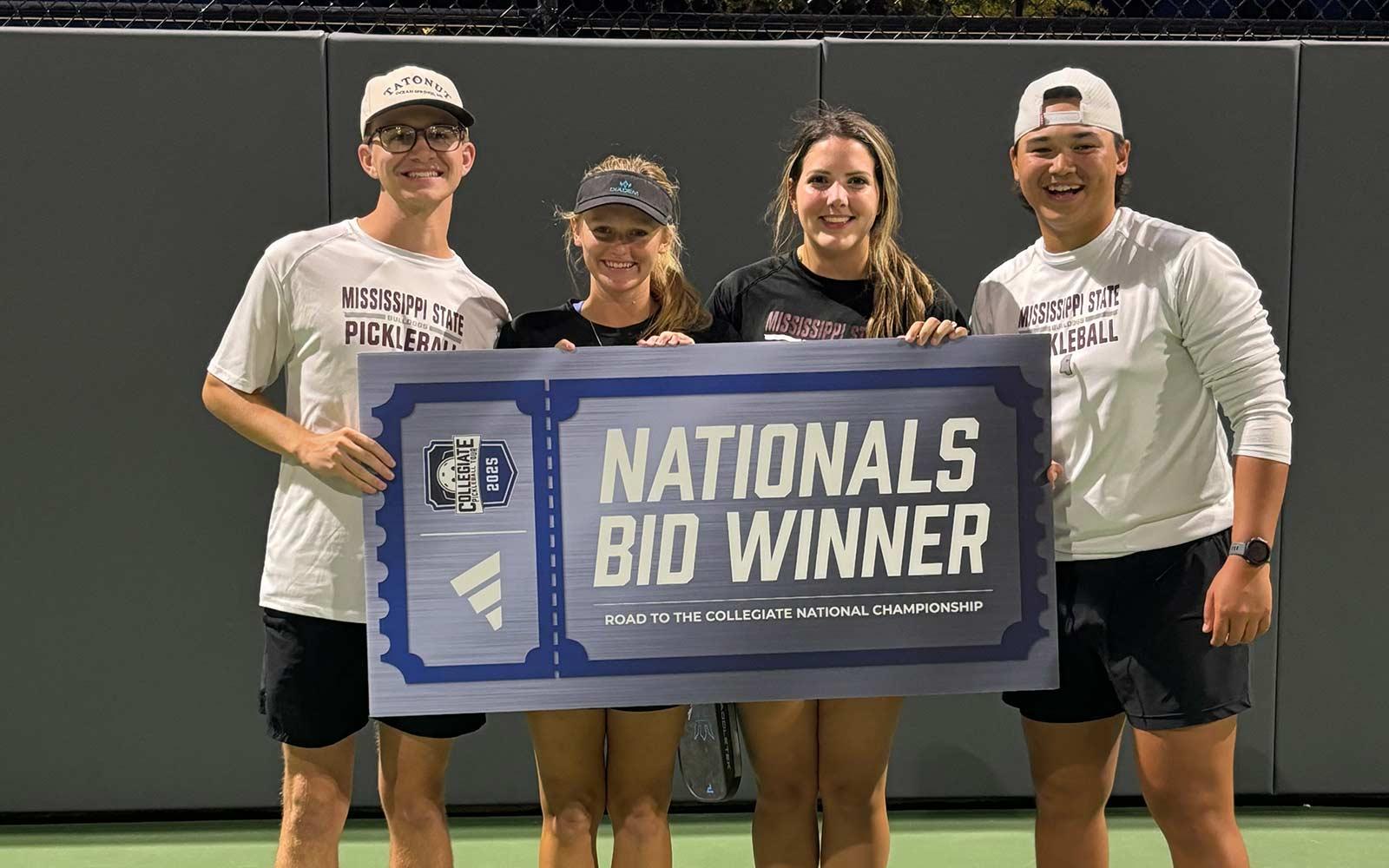 MSU Club Pickleball Team Earns National Bid