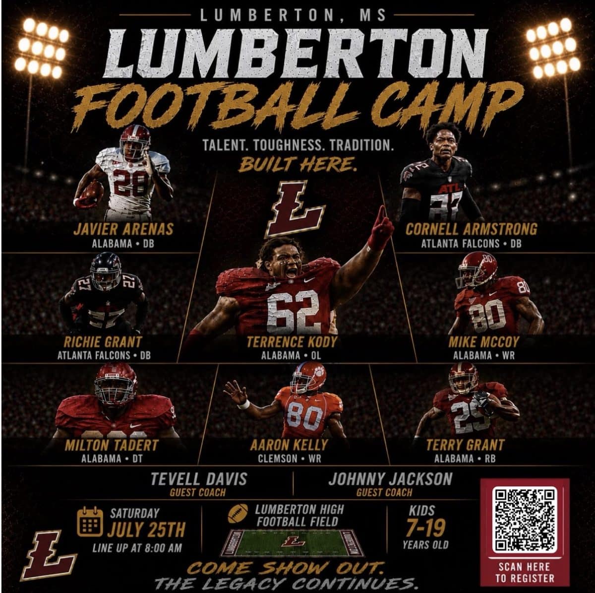 First Youth Football Camp Coming to Lumberton