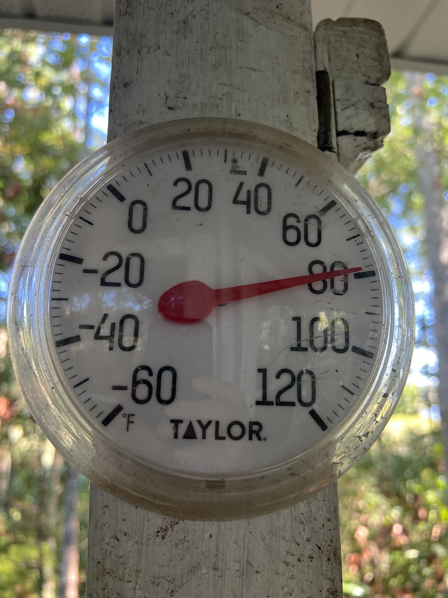 Yep, It’s HOT Porch-Thermometer-