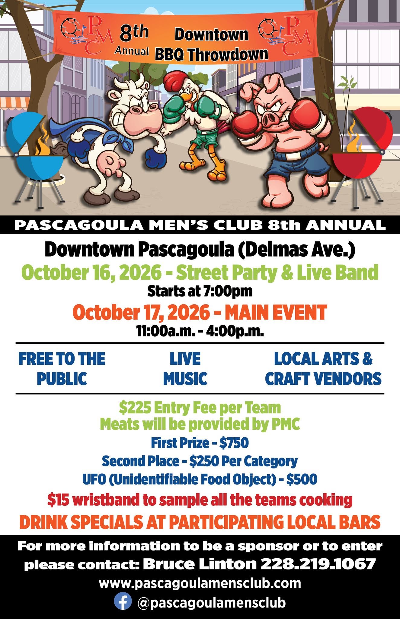 Smoke, Sizzle, and a Little Competition: Downtown BBQ Throwdown Returns to Pascagoula