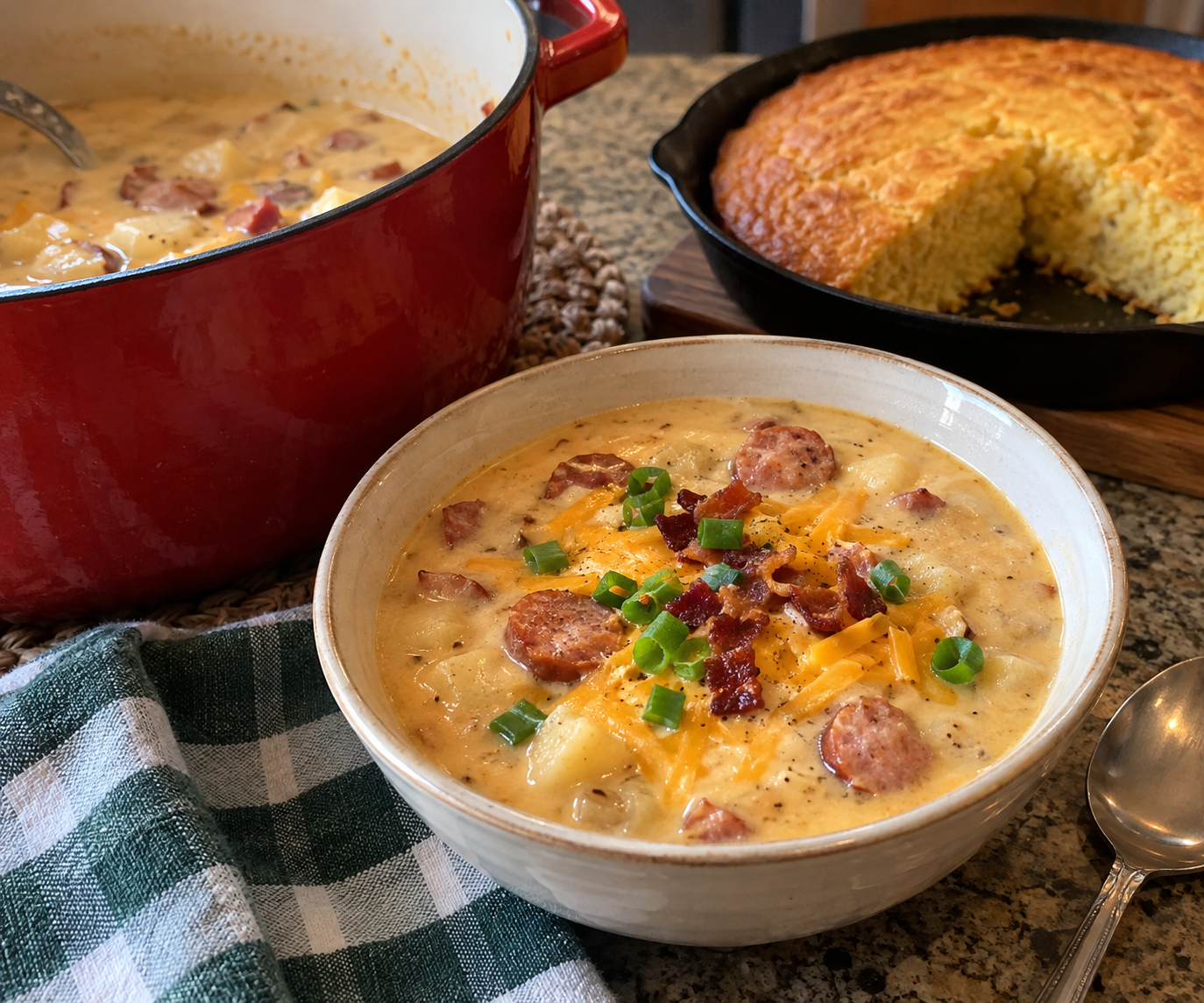 A Fall Sunday Favorite: Creamy Sausage and Potato Soup