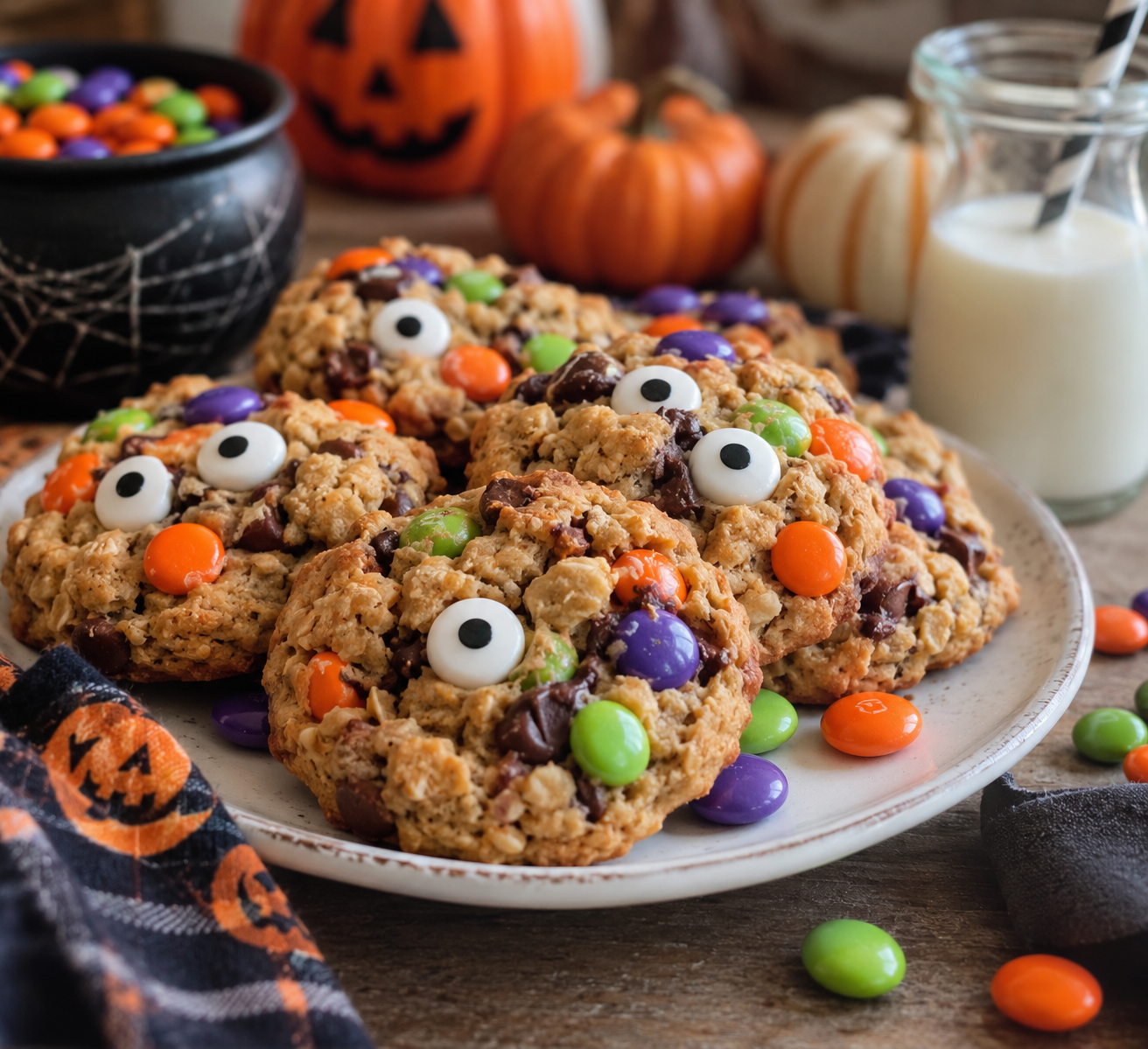 A Little Hocus Pocus in the Kitchen: Halloween Monster Cookies