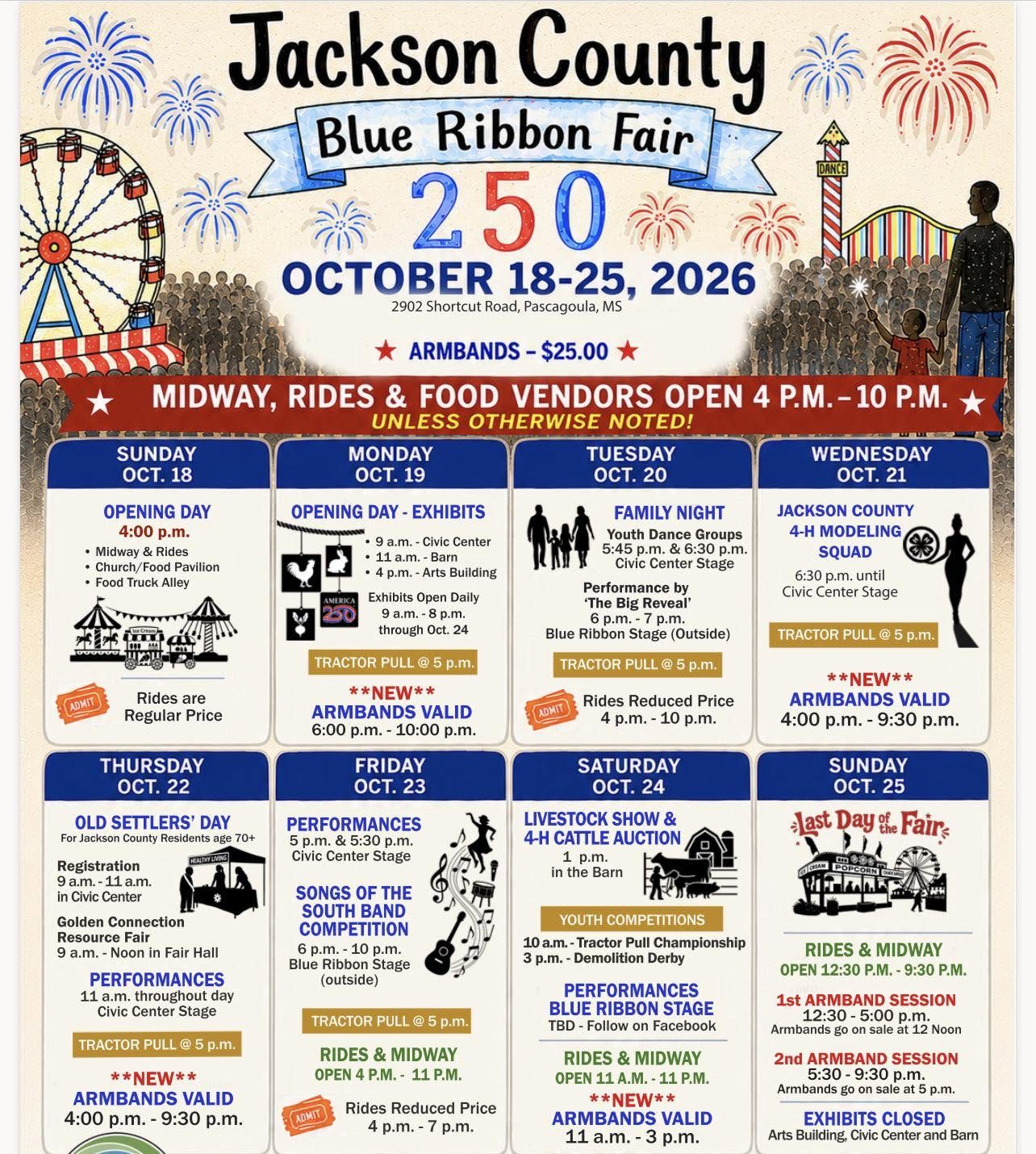 The Jackson County Blue Ribbon Fair Returns with Food, Rides, and Fun